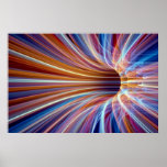 Fiber optic streak tunnel print