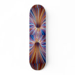 Fiber optic streak tunnel skateboard decks