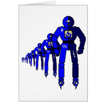 Fibonacci Robots Card