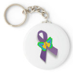 Fibro Ribbon Keychains