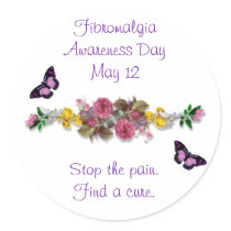 Fibromalgia Awareness Day stickers by kazab75 Fibromalgia Awareness Day stickers