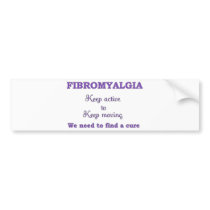 Fibromyalgia active bumper stickers