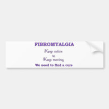Fibromyalgia active bumper stickers
