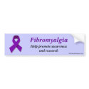 Fibromyalgia awareness bumper sticker bumper stickers by slamdunksapparel Fibromyalgia awareness bumper sticker bumper stickers