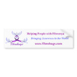 Fibromyalgia awareness bumper stickers