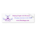 Fibromyalgia awareness bumper stickers by Fibrohugs Fibromyalgia awareness bumper stickers
