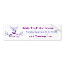 Fibromyalgia awareness bumper stickers