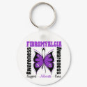 Fibromyalgia Awareness Butterfly keychains