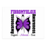 Fibromyalgia Awareness Butterfly Post Card