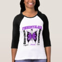 Fibromyalgia Awareness Butterfly t-shirts