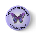 Fibromyalgia Awareness button
