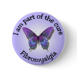 Fibromyalgia Awareness button