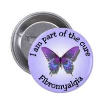 Fibromyalgia Awareness button