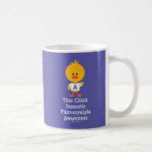 Fibromyalgia Awareness Chick Mug