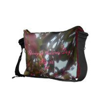 Fibromyalgia Awareness Day-May 12th-Floral-Bag messenger bags