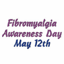 Fibromyalgia Awareness Day, May 12th-Polo Shirt embroidered shirts