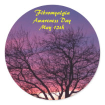 Fibromyalgia Awareness Day, May 12th stickers