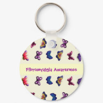 Fibromyalgia Awareness Keychain by pammys Fibromyalgia Awareness Keychain