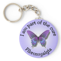 Fibromyalgia Awareness keychain