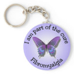 Fibromyalgia Awareness keychain