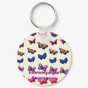 Fibromyalgia Awareness keychains