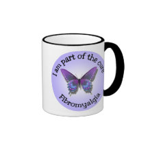 Fibromyalgia awareness mug