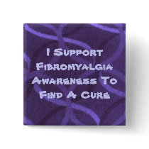 Fibromyalgia Awareness Pin/Button