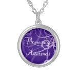 Fibromyalgia Awareness Purple Necklace necklaces