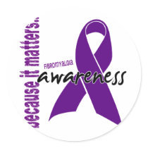 Fibromyalgia Awareness stickers by awarenessgifts Fibromyalgia Awareness stickers