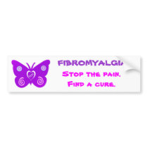 FIBROMYALGIA bumper sticker bumper stickers by kazab75 FIBROMYALGIA bumper sticker bumper stickers