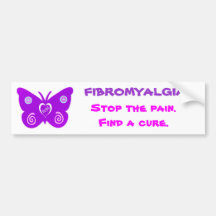 FIBROMYALGIA bumper sticker