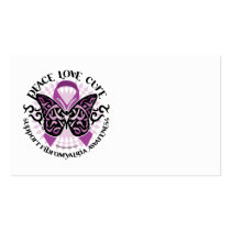 Fibromyalgia Butterfly Tribal business cards