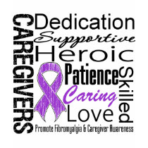 Fibromyalgia Caregivers Collage t-shirts
