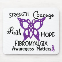 Fibromyalgia Celtic Butterfly 3 Mouse Pads