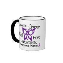 Fibromyalgia Celtic Butterfly 3 Mug
