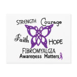 Fibromyalgia Celtic Butterfly 3 Post Card