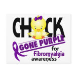 Fibromyalgia Chick Gone Purple 2 Post Card
