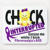 Fibromyalgia Chick Interrupted 2 Mousepad