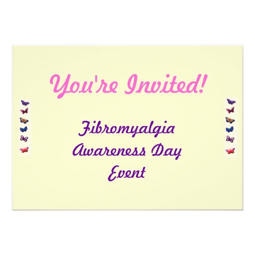 Fibromyalgia Event Invitation