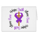 Fibromyalgia Faith Hope Love Cross cards
