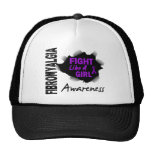 Fibromyalgia Fight Like A Girl 14.3 Mesh Hats