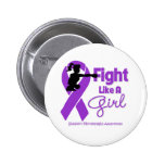 Fibromyalgia Fight Like A Girl Knock Out buttons
