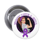 Fibromyalgia Fight Like A Girl Modern Rosie buttons
