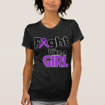 Fibromyalgia Fight Like a Girl t-shirts
