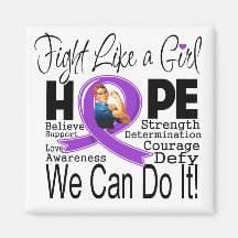 Fibromyalgia Fight We Can Do It Magnet