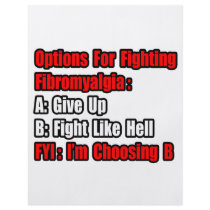 Fibromyalgia Fighting Options flyers