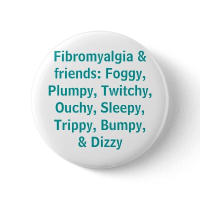 Fibromyalgia & friends - button by Horseshoes3