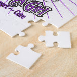 Fibromyalgia Heart I Fight Like A Girl puzzles