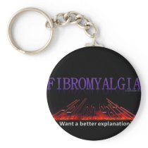 Fibromyalgia Hell On Earth Keychain