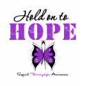Fibromyalgia Hold On To Hope t-shirts
